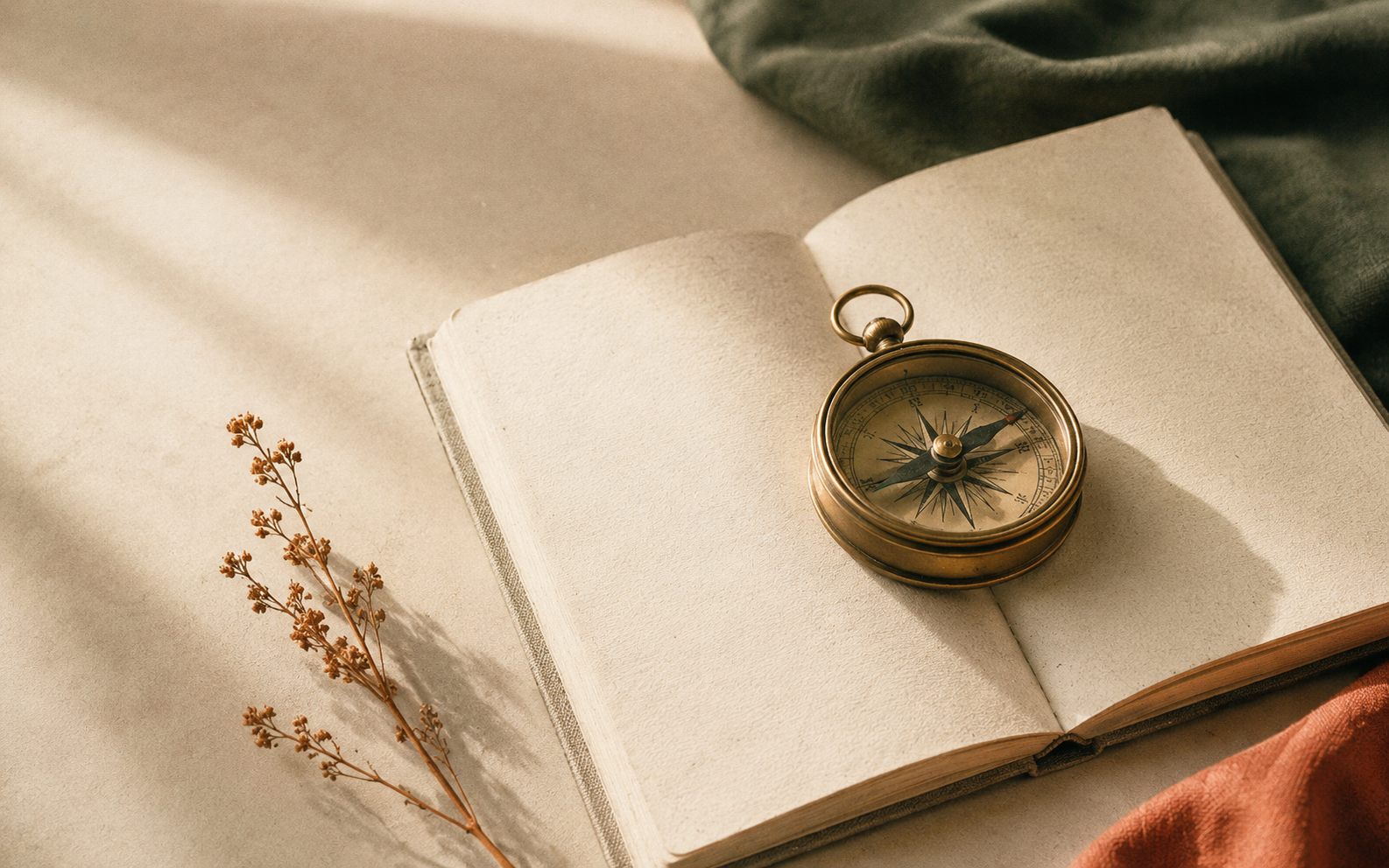 Career counseling in Orlando, FL — compass and notebook, finding direction, Achieve Growth Therapy