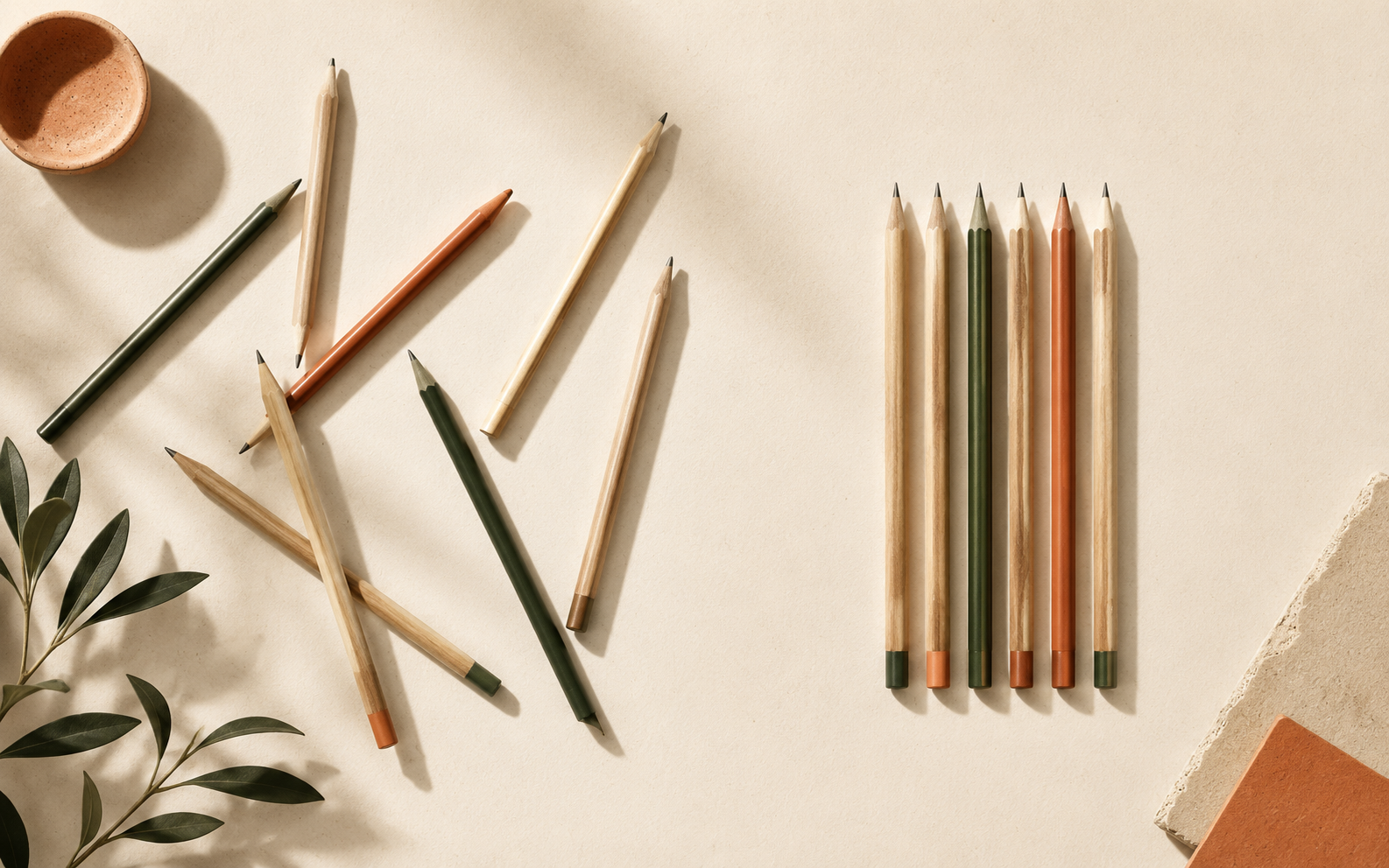 ADHD therapy for adults in Orlando, FL — scattered pencils brought into order, Achieve Growth Therapy