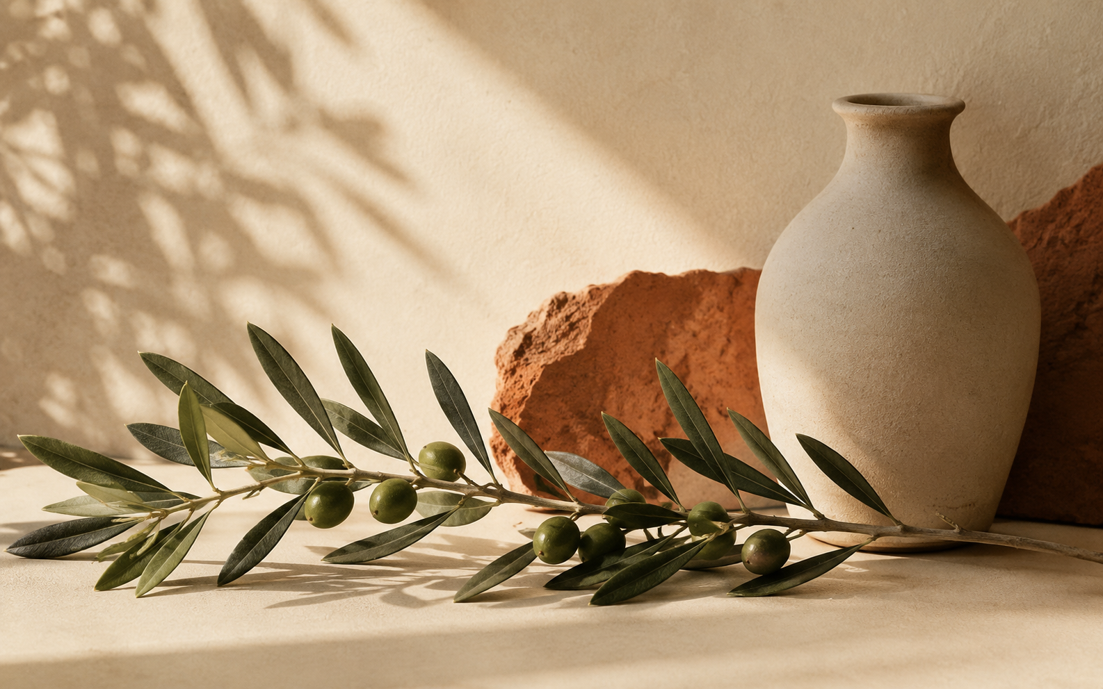 Ketamine-assisted psychotherapy in Orlando, FL — olive branch and ceramic vessel, Achieve Growth Therapy