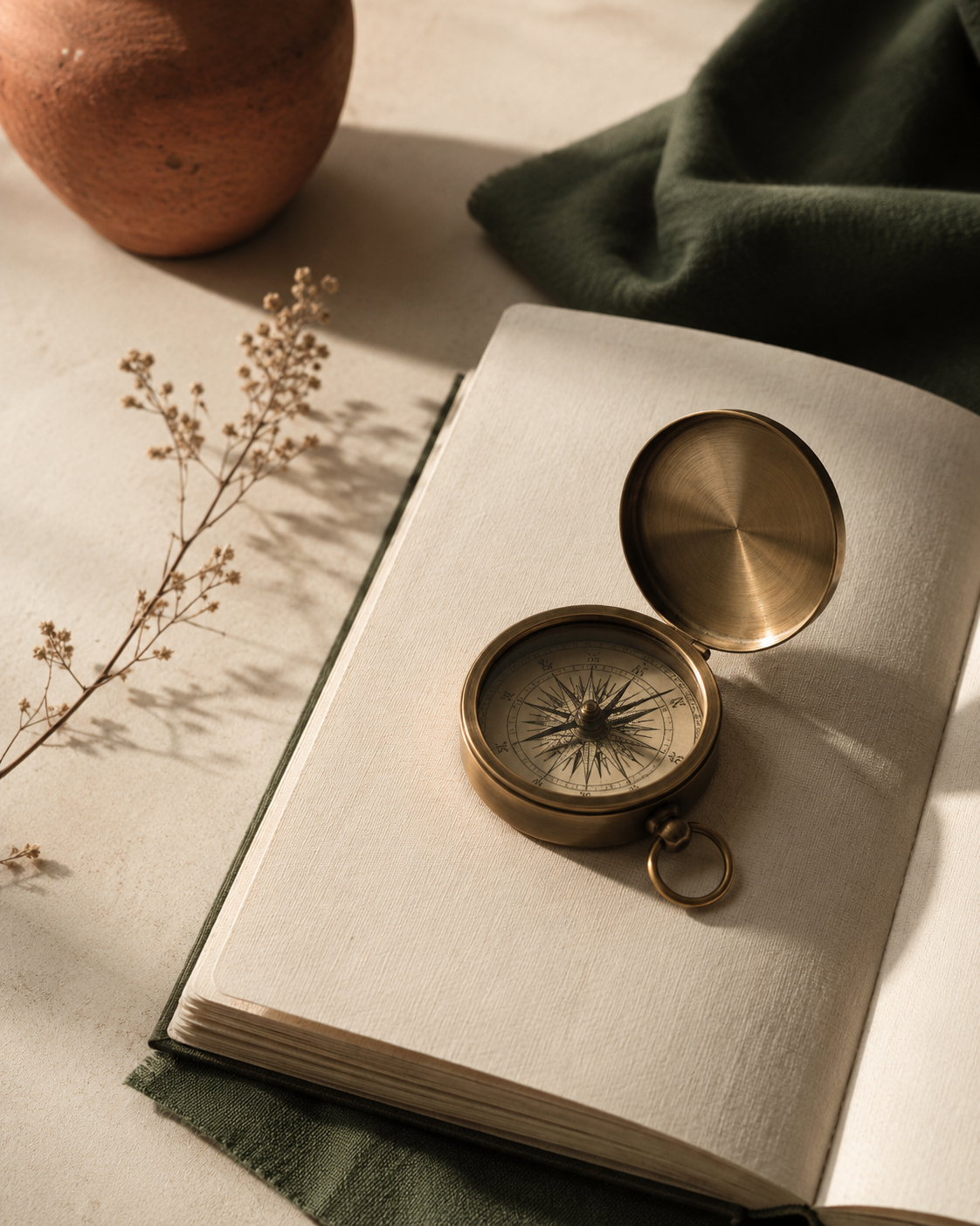Career counseling in Orlando, FL — compass and notebook, finding direction, Achieve Growth Therapy